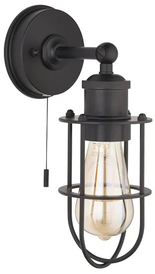 Endon 99948 - Aplica de perete pentru baie CREW, 1xE27/6W/230V, IP44, negru