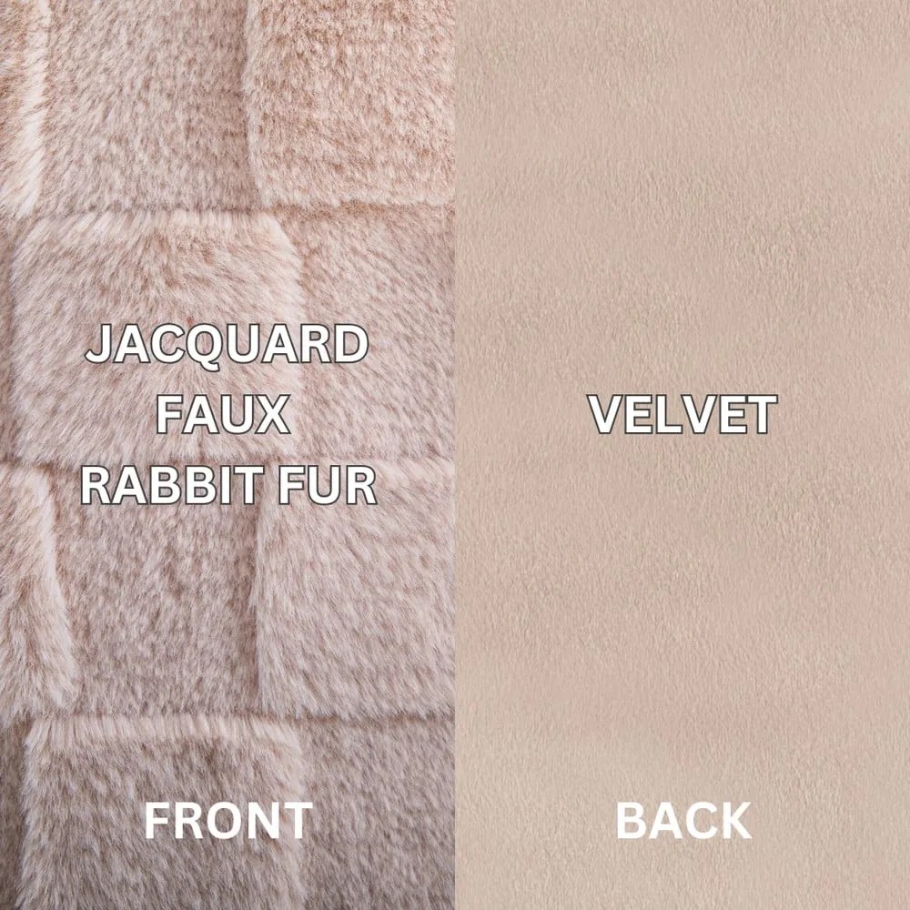 Pernă decorativă din micropluș/cocolino 45x45 cm Rava – Tiseco Home Studio