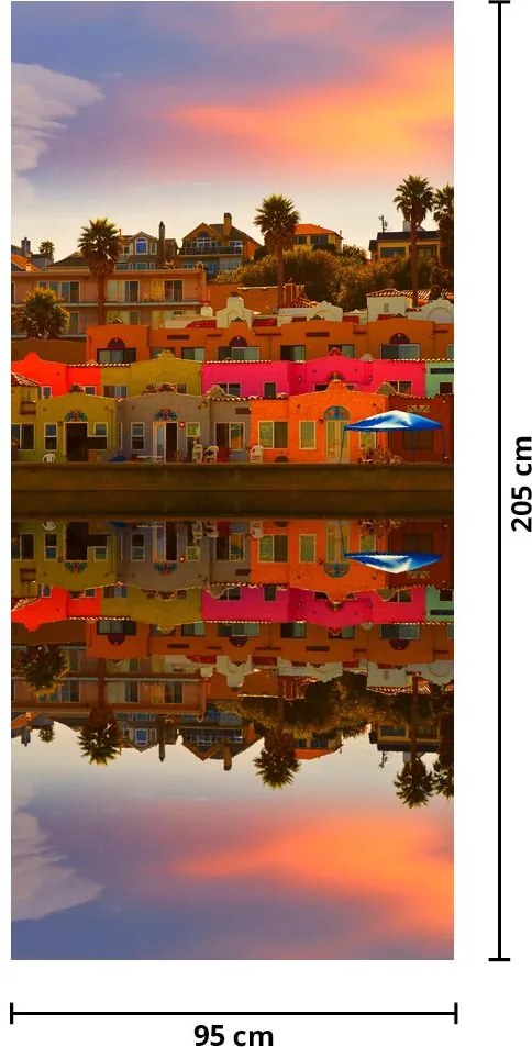 Fototapet pentru ușă - Loc pentru scăldat (95x205cm)