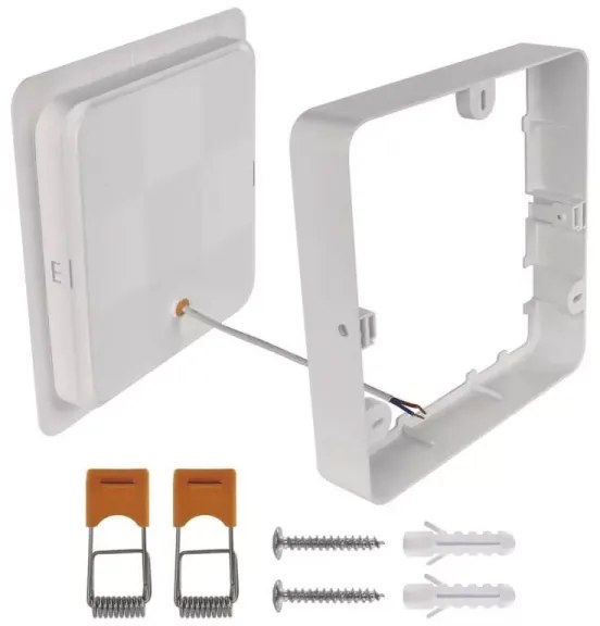 Plafonieră LED/24W/230V 22x22 cm albă