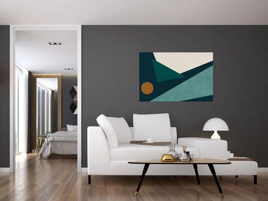 Tablou - Abstract cubic (90x60 cm)