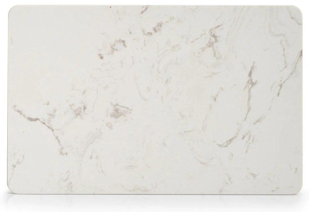 Blat de servire din marmura, 28 x 18 cm
