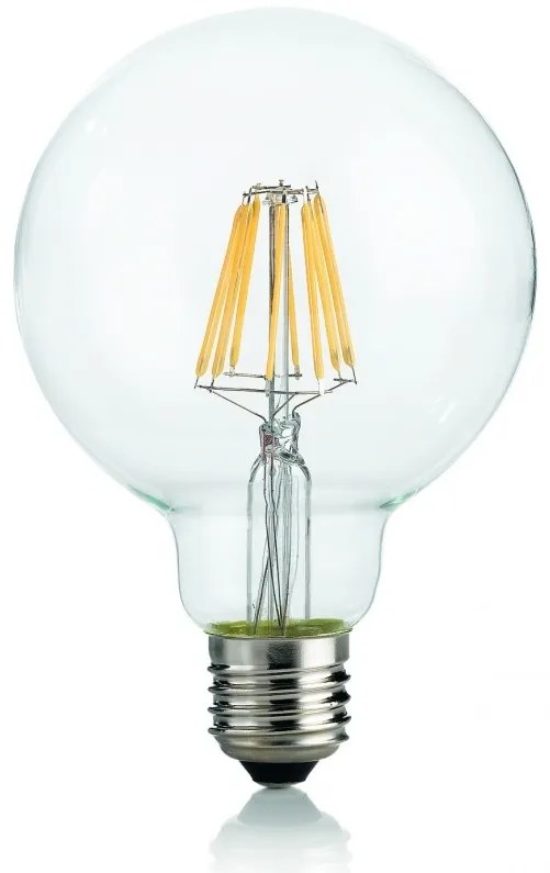 Bec LED E27 8W GLOBO D125 TRASPARENTE 4000K 153988
