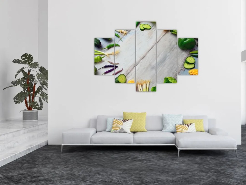 Tablou legumele (150x105 cm)