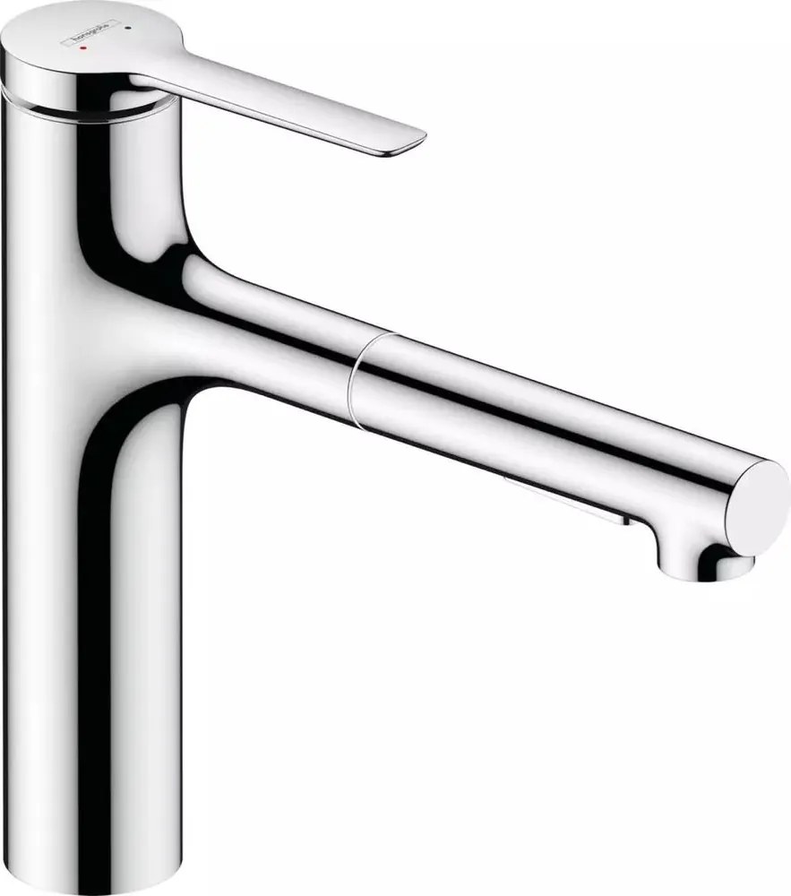 Baterie bucatarie cu dus extractibil Hansgrohe Zesis M33 160 cu 2 jeturi