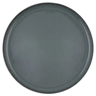 Set de masă, 16 piese, gri/porțelan