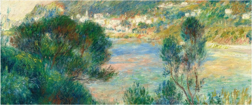Tablou - Auguste Renoir, View of Monte Carlo from Cap Martin, reproducere (120x50 cm)