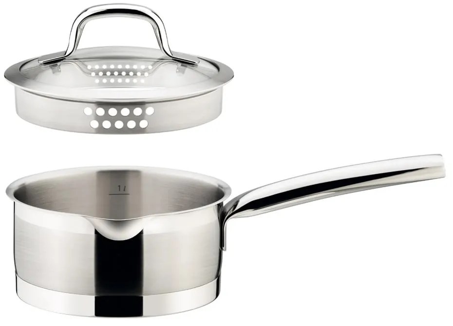 Set de vase pentru gătit 10 buc. din oțel inoxidabil President – Tescoma