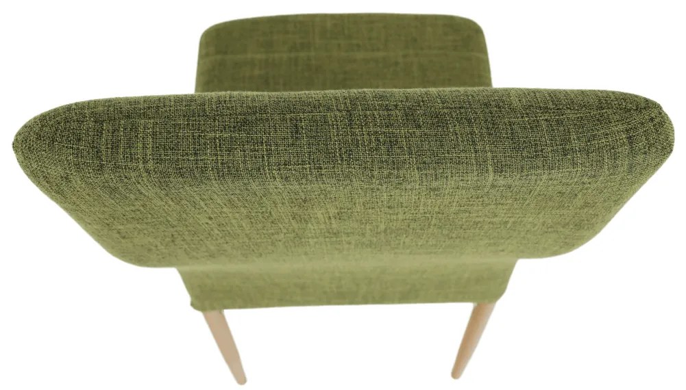 Scaun de sufragerie Collort nova (verde + fag). 744542