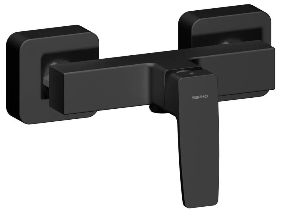 Sapho - Baterie de duș TURSI negru mat