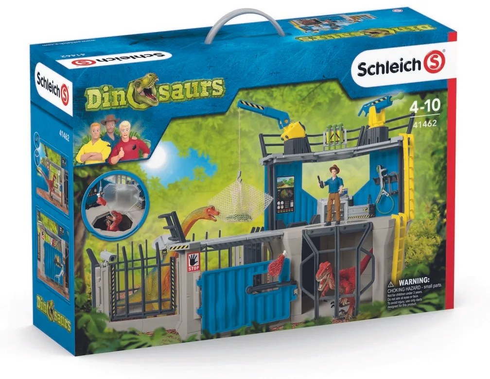 Schleich - - Stație de cercetare a dinozaurilor,45 x 45 x 36 cm