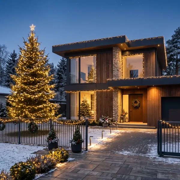 BRILAGI - LED ghirlandă de Crăciun pentru exterior 1000xLED/8 funcții 105 m IP44 alb cald