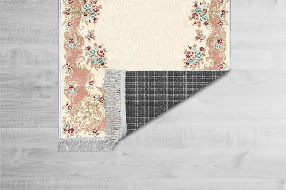 Covor ELS1820, 80x150 cm, Catifea / Bumbac