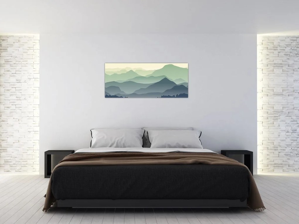 Tablou - Muntele Pădure (120x50 cm)