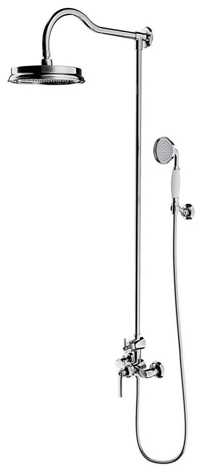 OMNIRES AM5244CR - Set duș ARMANCE cu baterie, crom lucios