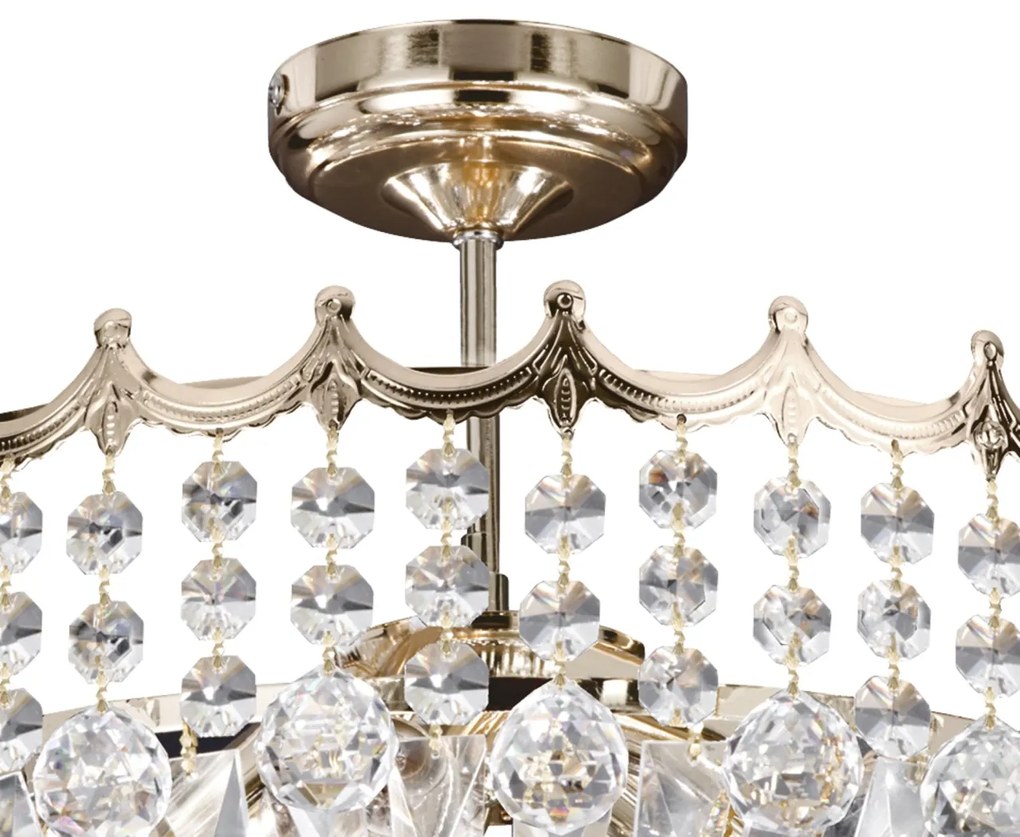 Lustra cristal design LUX Versailles 5L 9113-39GO SRT