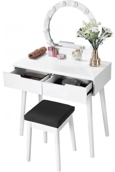Masa Toaleta Princess 1, Alb, 80 x 40 x 130.5 cm