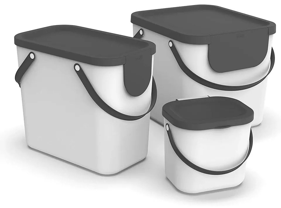 Container alb pentru deșeuri compostabile 6 L Albula - Rotho