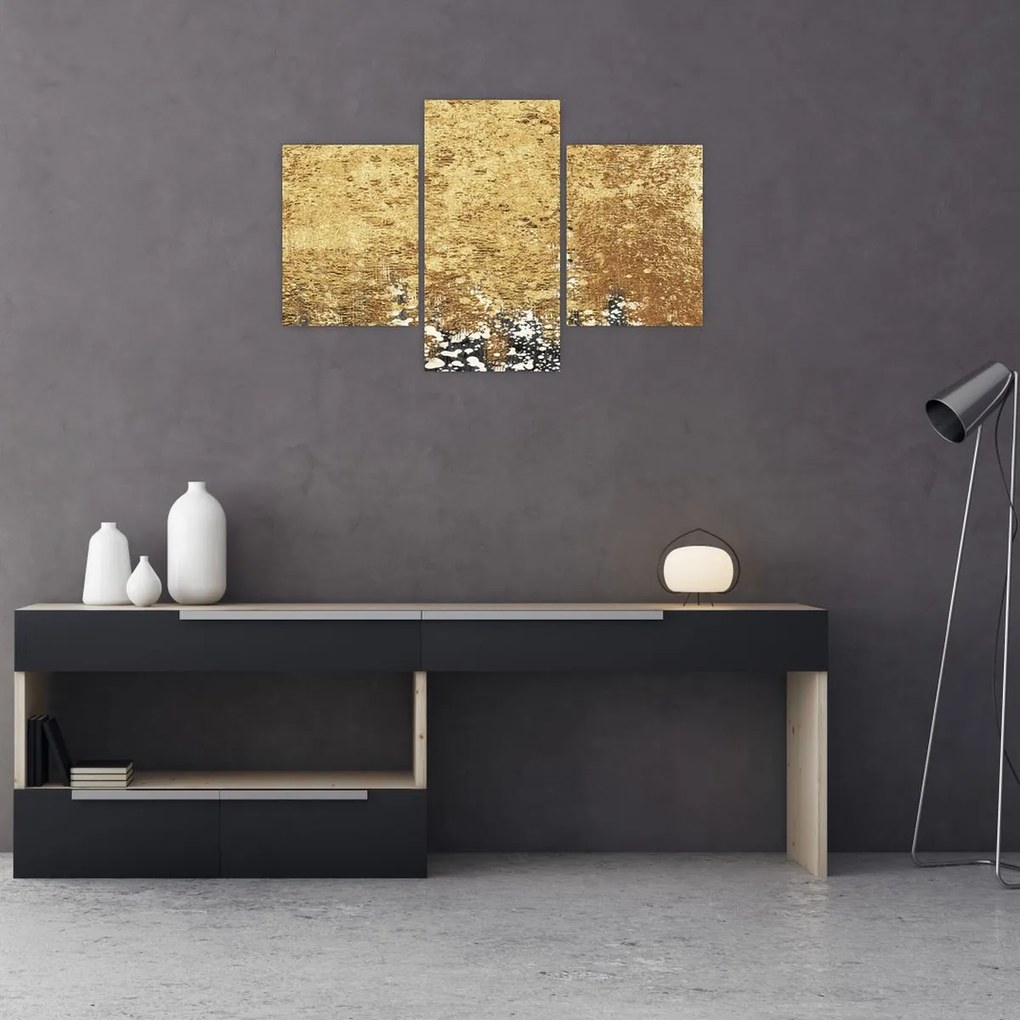 Tablou - Structura de aur N⁰3 (90x60 cm)