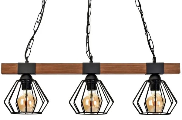 Lustră pe lanț ULF 3xE27/60W/230V