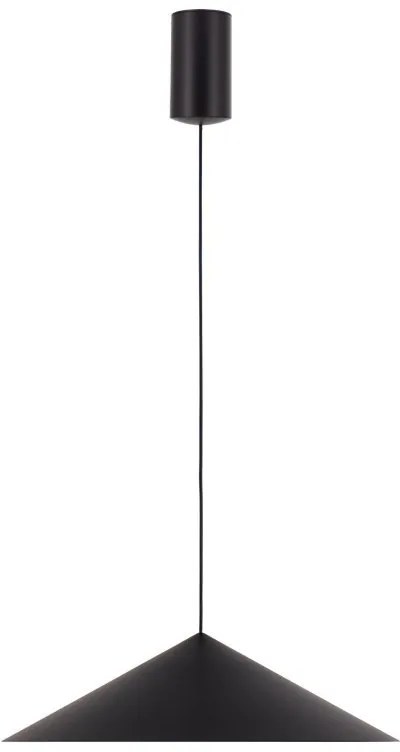 Lustra/Pendul LED stil minimalist CONO D-30cm negru