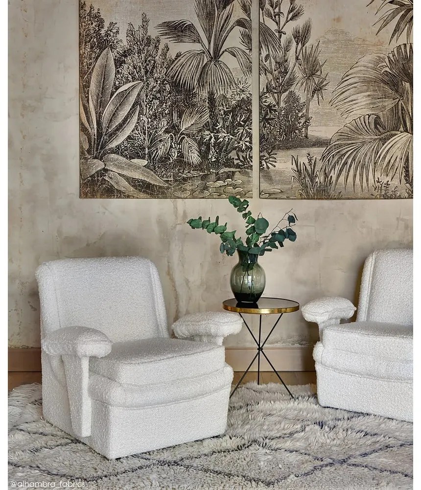 Covor crem lavabil/țesut manual din lână 200x300 cm Berber Soul – Lorena Canals