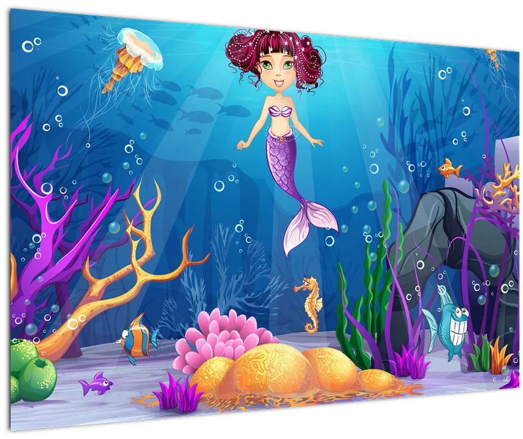 Tablou - Sirenă (90x60 cm)