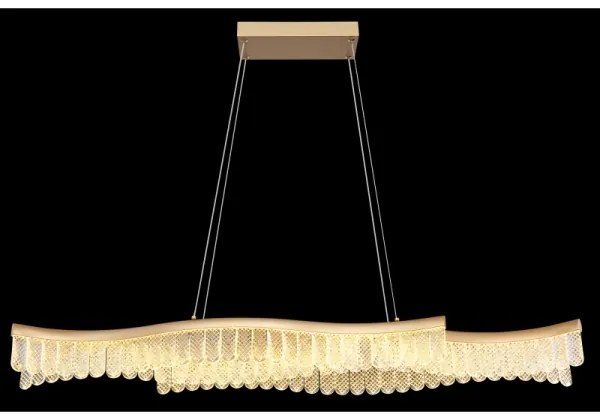 Lustră LED pe cablu Globo 67348HG JULIET LED/35W/230V 3200K auriu