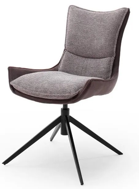 Scaun ZAIRA, 1 buc., maro/roșu