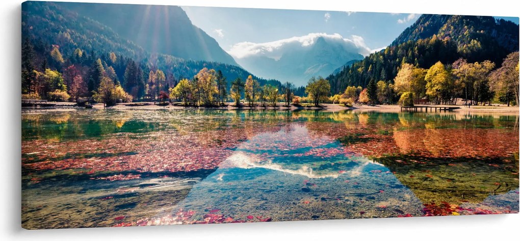 Tablou - Lacul Jasna, Gozd Martuljek, Alpii Iulieni, Slovenia (120x50 cm)