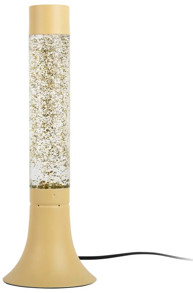 Veioză galben-deschis cu abajur din sticlă (înălțime 37,5 cm) Astro Glittler – Leitmotiv