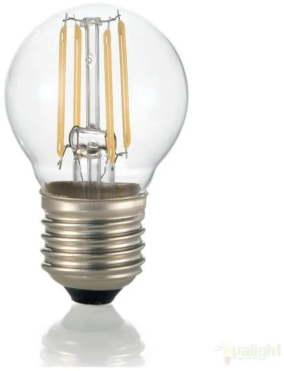 Bec LED E27 4W SFERA TRASPARENTE 3000K 101279