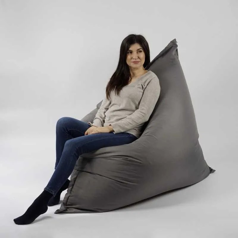 Fotoliu tip Perna Magic Pillow, Material impermeabil - Grey