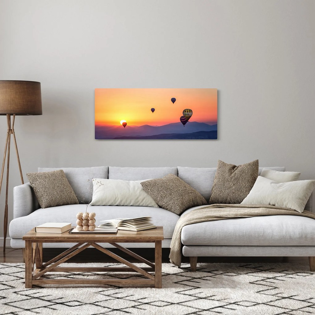 Tablou cu baloane de aer cald (120x50 cm)
