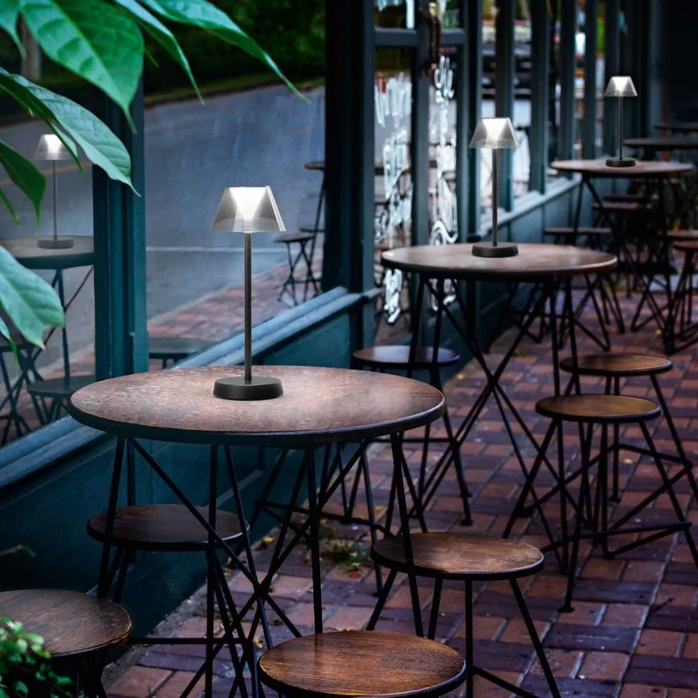 Lampa LED portabila pentru iluminat exterior Lolita tl cafenie