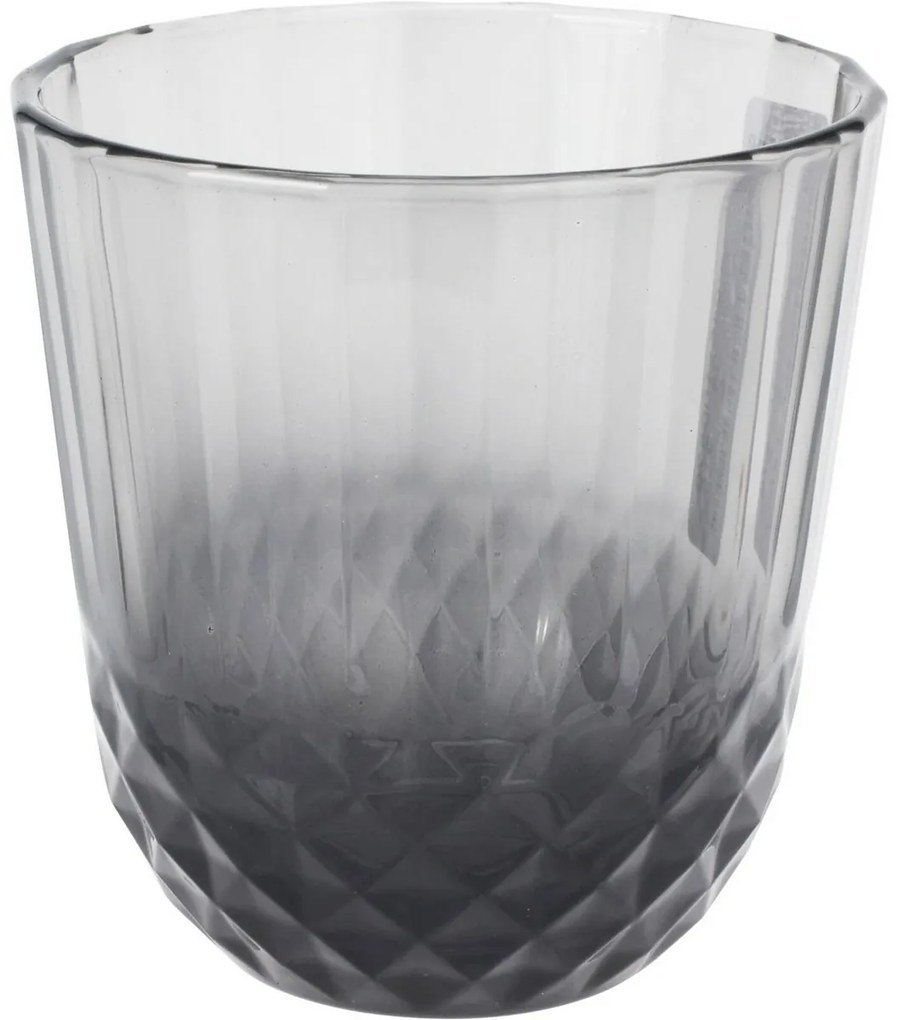 Pahar din sticlă de culoare fumurie, 320 ml, S