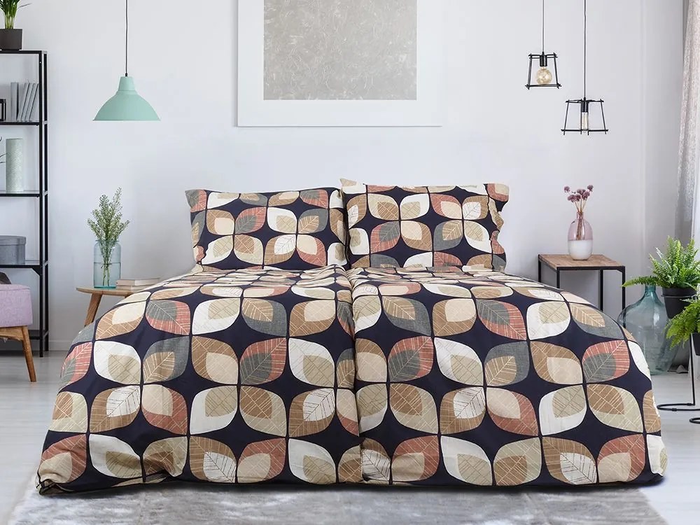 Lenjerie de pat din bumbac Renforce AUTUMN LEAF colorate Dimensiunile lenjeriei: 70 x 90 cm | 140 x 200 cm