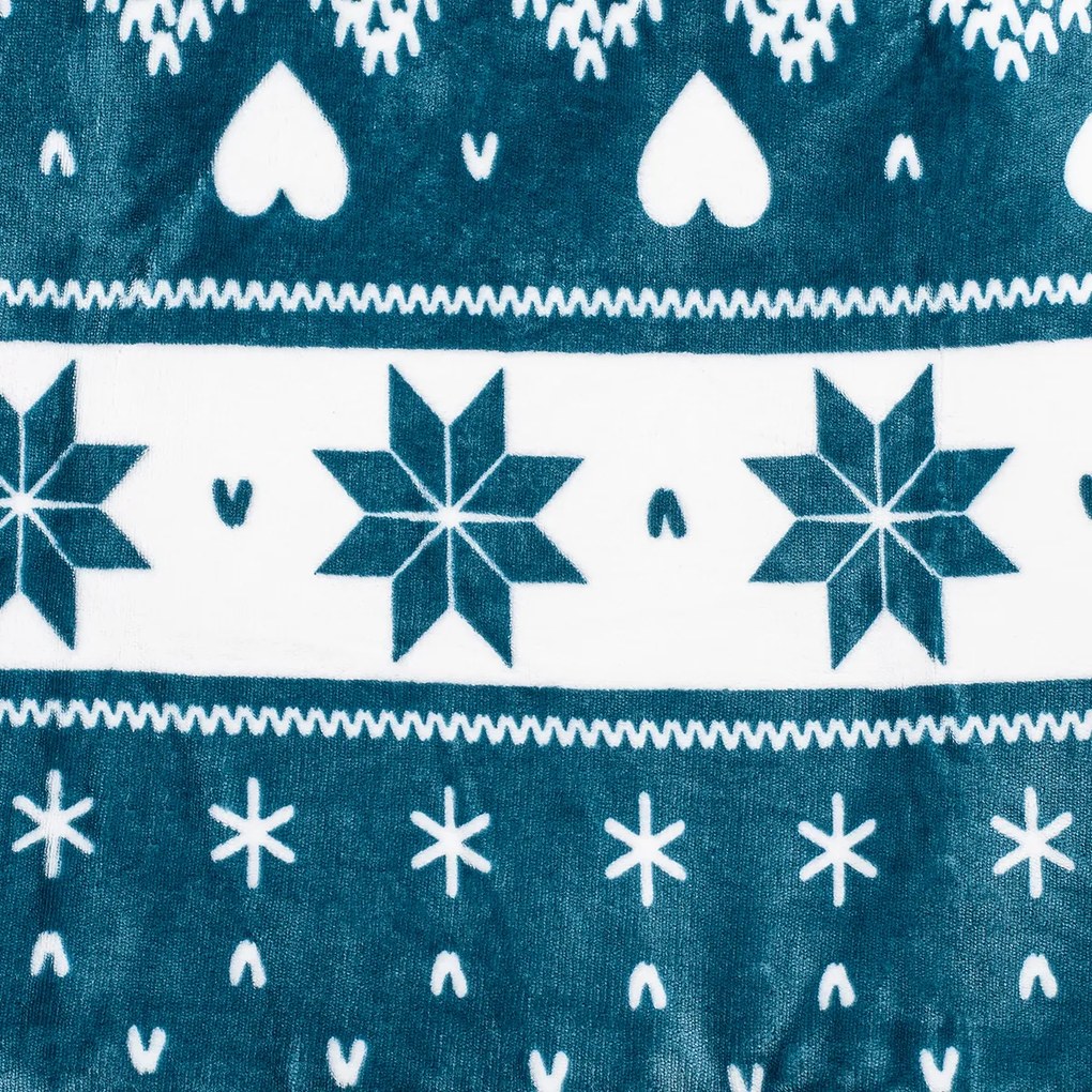 Lenjerie de pat din microflanel 4Home Nordic love, 160 x 200 cm, 70 x 80 cm