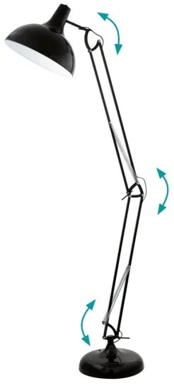 Eglo 94698 - Lampadar BORGILLIO 1xE27/60W/230V