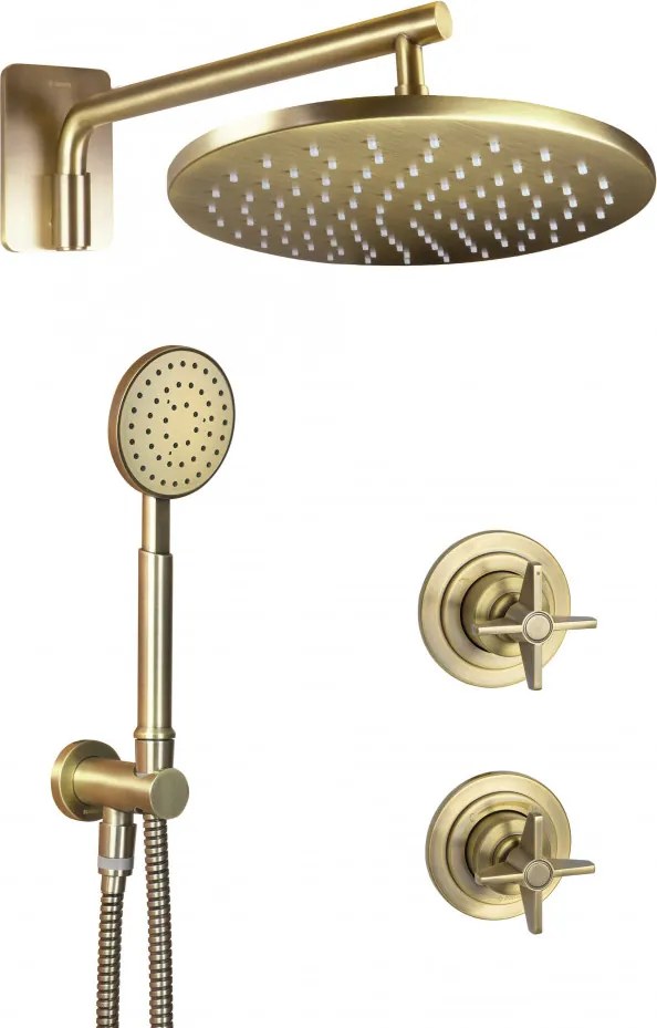 TEMISTO Set de dus incastrat finisaj bronz - antichizat NAC_M9QT obisan.ro