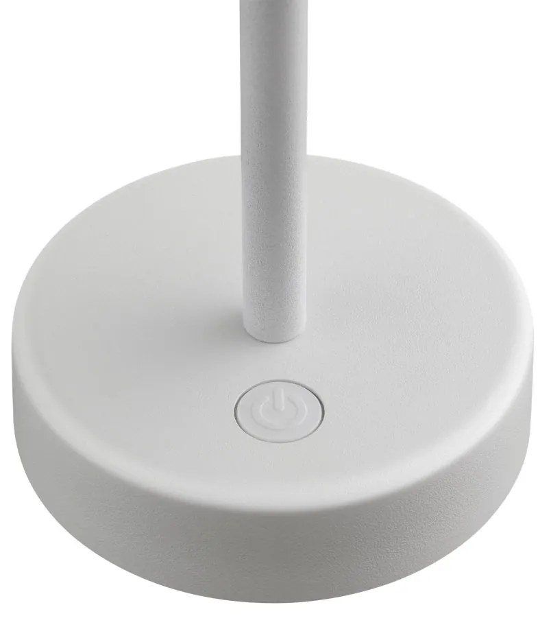 Veioza LED portabila de exterior design nordic IP44 Ellen To-Go Battery alb