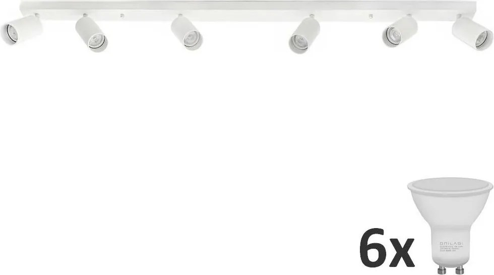 Spot LED ANGIE 6xGU10/6W/230V alb