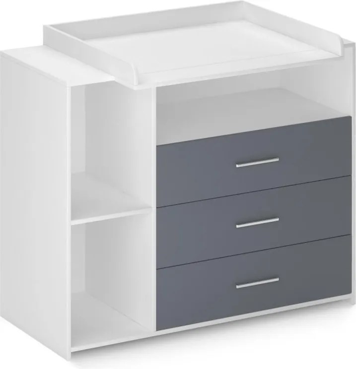 INFANTASTIC,masuta schimare scutece 113 x 53 x 101 cm, alb ș