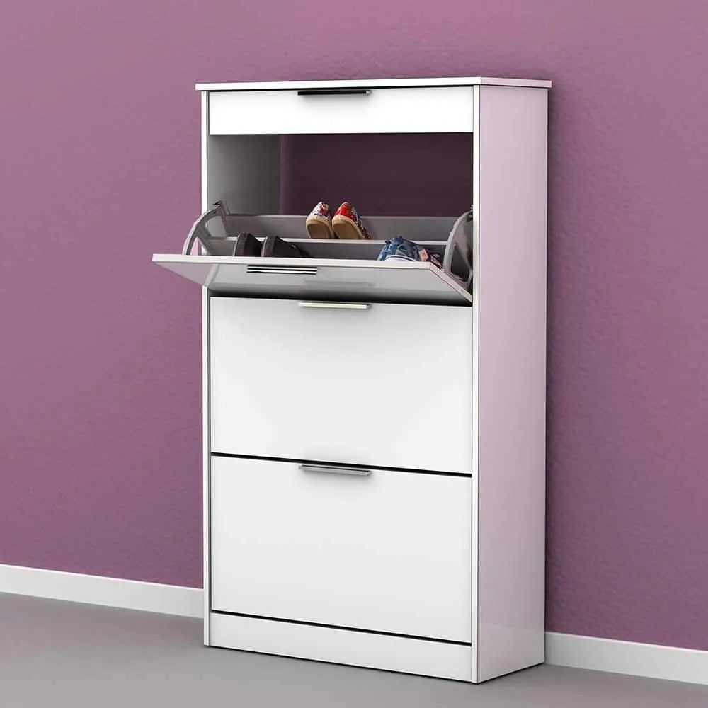 Pantofar Adore, 3 compartimente, capacitate 18 perechi incaltaminte, 75 x 128 x 29 cm