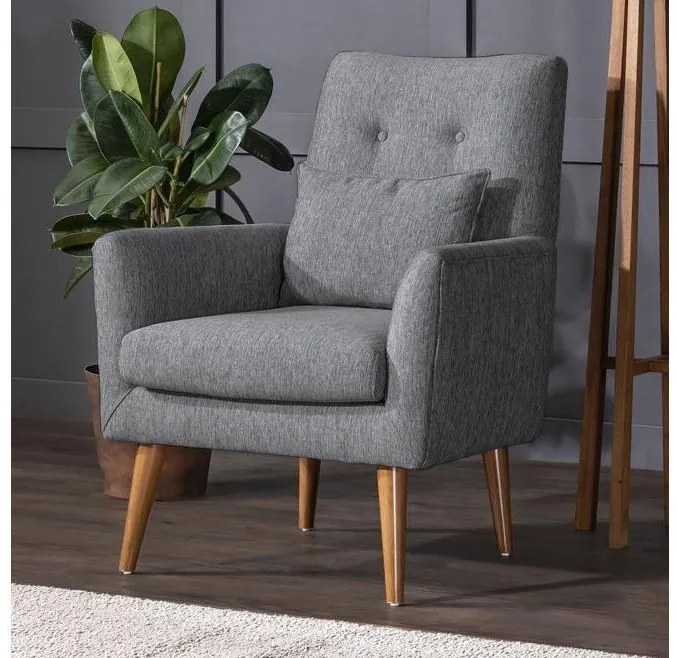 Set canapea fotoliu Aryanna (Gri închis). 1101496