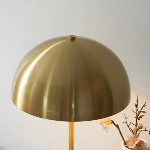Endon 114210 - Lampă de masă BERTOIA 1xE14/7W/230V alamă