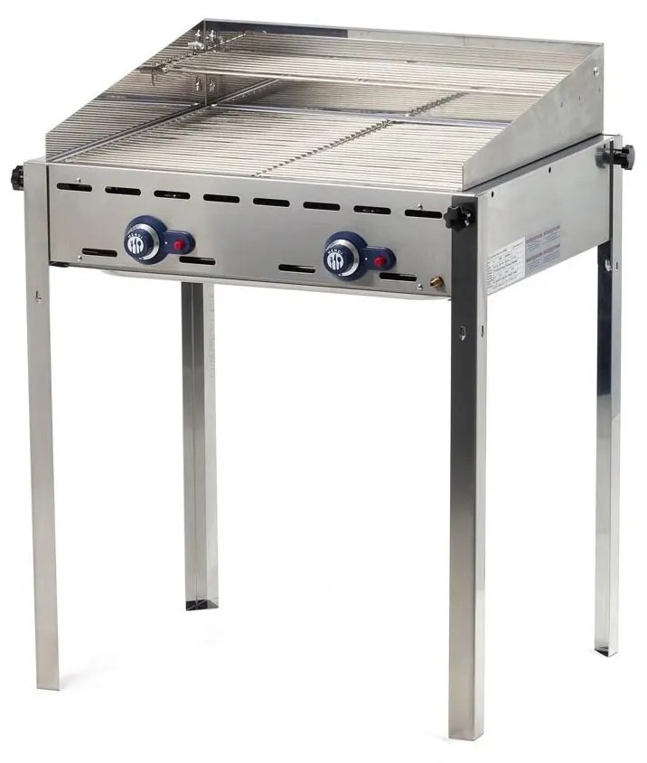 Grill barbecue Green Fire cu 2 arzatoare 740x612x(H)825mm