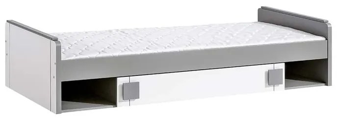 Pat de o persoană 80 cm Gemo G13 (cu somieră și sp. depozitare). 605029