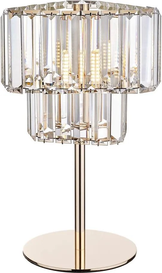 Zuma Line T0496-01G-F7AC - Lampă de masă HELIOS, 1xG9/33W/230V, aurie