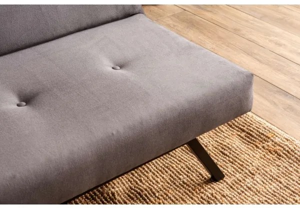 Canapea extensibilă BAKU, 2 locuri, gri